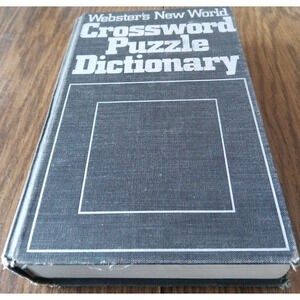 Webster's New World Crossword Puzzle Dictionary By Jane Shaw Whitfield(1975)